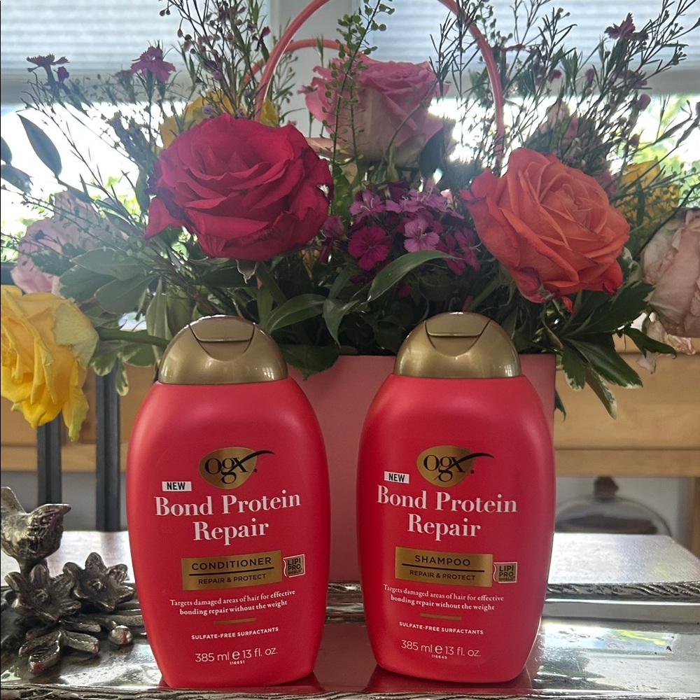 New OGX Bond Protein Repair Shampoo & Conditioner